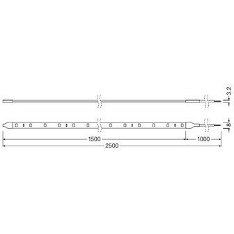 Osram LED Interior Strip Kit  2 Pieces