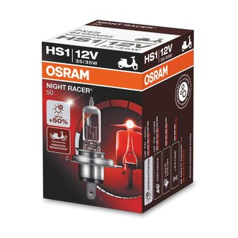 Osram Halogen Lamp 12V Night Racer 50 HS1 PX43t