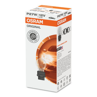 Osram P27W Bulb 12V W2.5x16d Original Line 10 Pieces