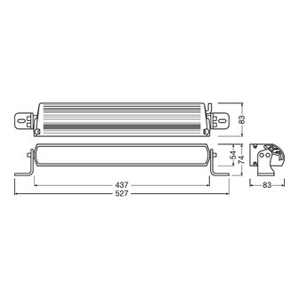 Osram LED Lightbar Spotlight FX500-SP SM GEN2 43cm