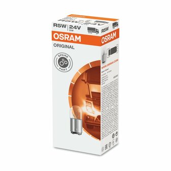 Osram Bulb 24V Original Line R5W BA15d 10 Pieces