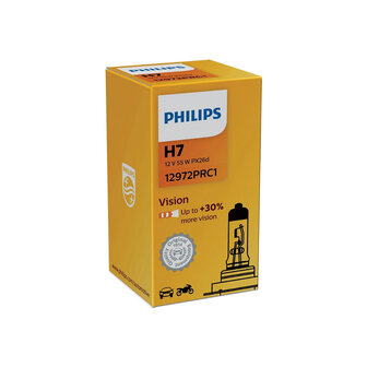 Philips H7 Halogen Bulb 12V PX26d Vision