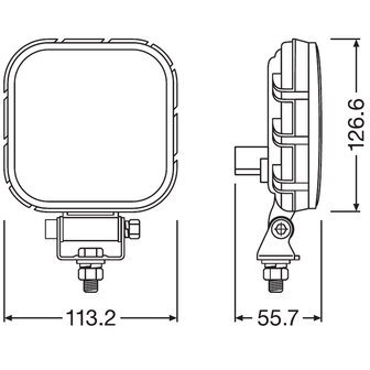 Osram LED Reversing Lamp Square FX120S-WD