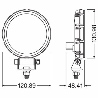 Osram LED Reversing Lamp Round FX120R-WD