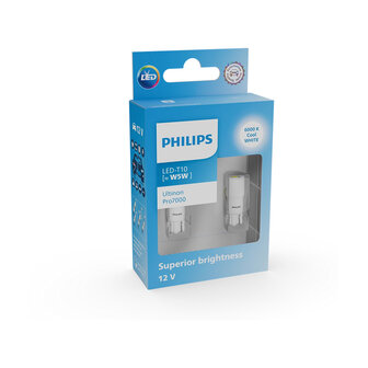 Philips W5W 6000K LED Retrofit White 12V 2 Pieces