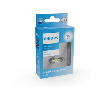 Philips SV8.5 Festoon 30mm Cold White 6000K 12V