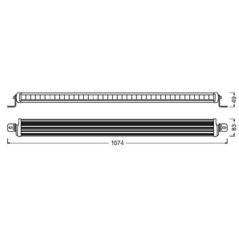 Osram LED Lightbar Combi FX1000-CB SM GEN2 107cm