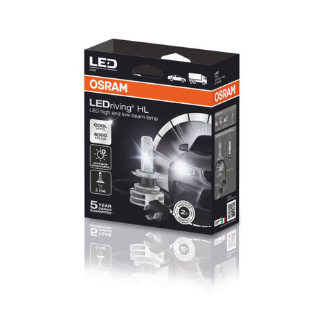 H4 LED Headlight Low Beam + High Beam - Vehiclelamps.com
