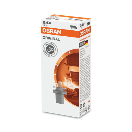 Osram Bulb 24V Original Line B8.5d Grey 10 Pieces