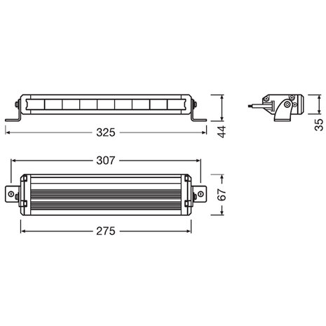 Osram LED Lightbar Spot VX250-SP 28cm