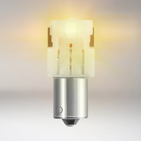 Osram PY21W LED Retrofit Orange 12V BAU15s 2 Pieces