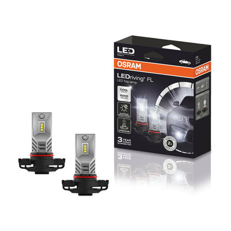 Osram PSX24W LED Foglight Set 12 volt 2 Pieces