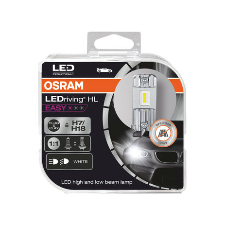 Osram H7/H18 HL Easy LED Headlight 16W PX26d/PY26d-t Set 12V