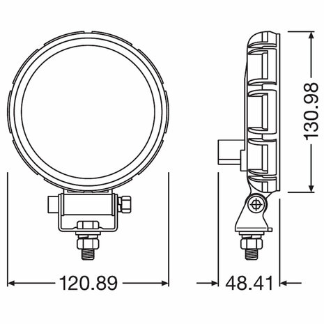 Osram LED Reversing Lamp Round FX120R-WD