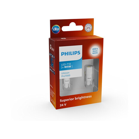 Philips W5W LED Retrofit White 24V 2 Pieces