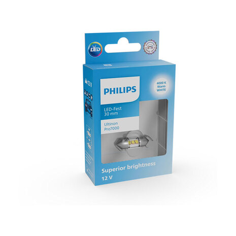 Philips SV8.5 Festoon 30mm 4000K 12V